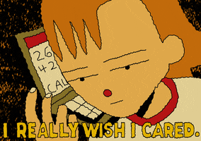i don't care animation GIF by Colin