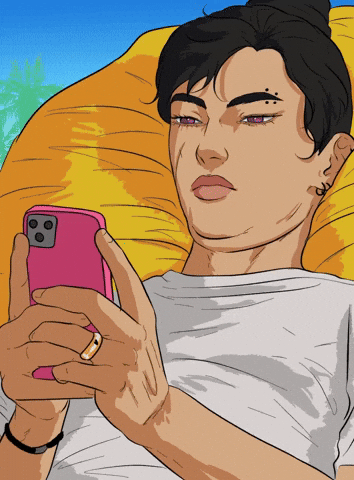 Relaxed Text GIF