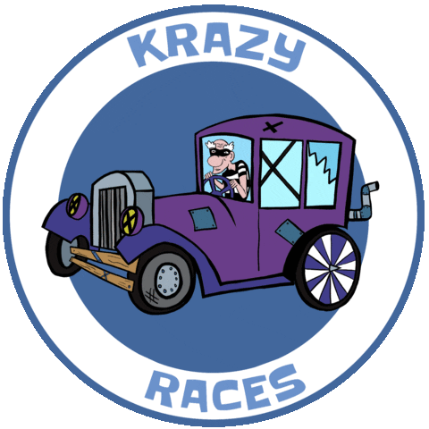 Krazy Races Sticker