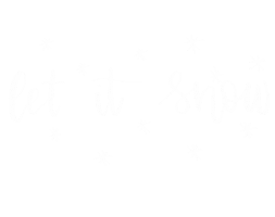 Let It Snow Christmas Sticker