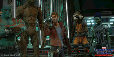Guardians Of The Galaxy Cheers GIF by Telltale Games