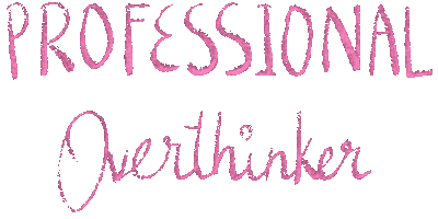 Text Overthinking Sticker