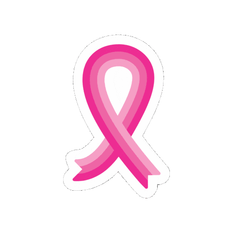 Think Pink Breast Cancer Awareness Sticker by ztafraternity