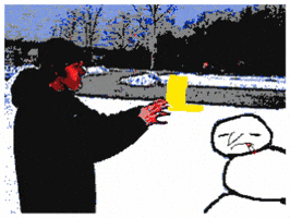 Snowman Ians GIF