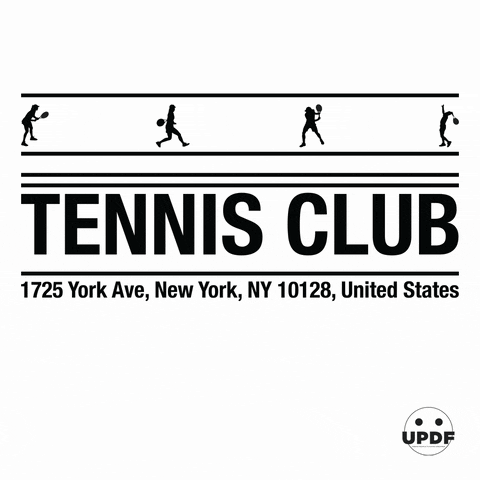 Tennis Club GIF by Updf