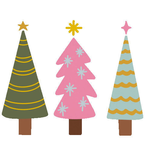 Christmas Trees Sticker