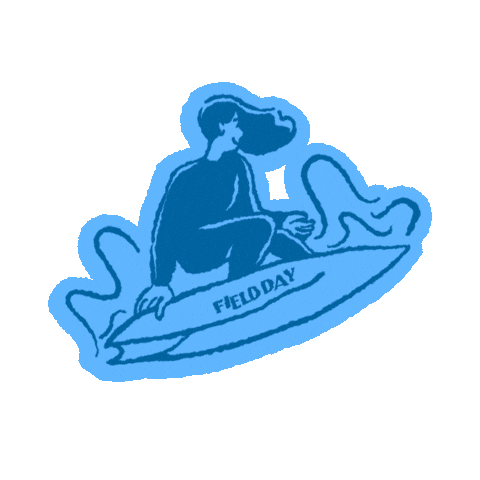 Surfs Up Surf Sticker by Influx Marketing