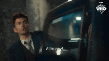 David Tennant Allons-Y GIF by Doctor Who