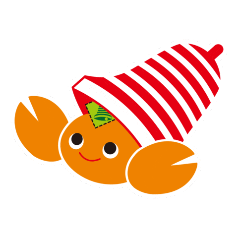 Bell ヤドカリ Sticker by ベルマーク教育助成財団