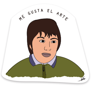 Me Gusta El Arte Sticker
