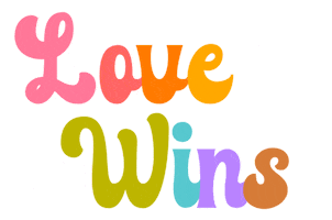 Rainbow Love Sticker