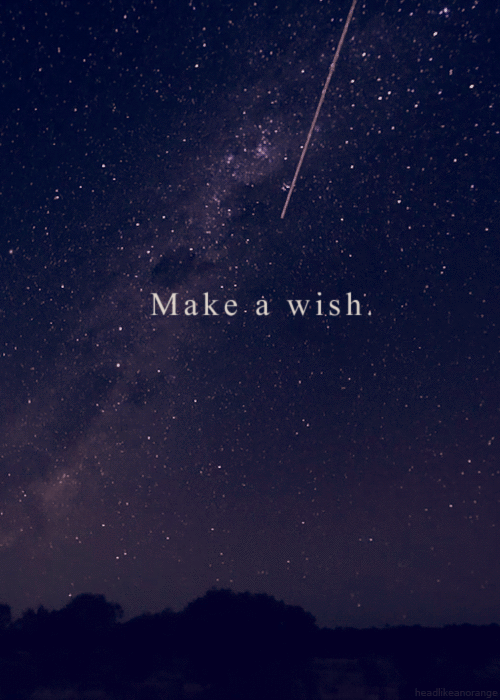 Today is World Wish Day Have you ever made a wish for a falling star