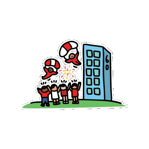 National Day Singapore Sticker by The Singaporean Dream