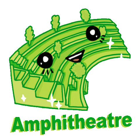 Unimelb Amphitheatre Sticker by The University of Melbourne