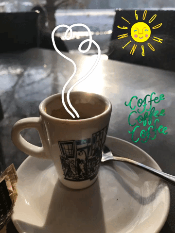 Coffee #Sun #Sunday #Winter #Feelslikespring GIF