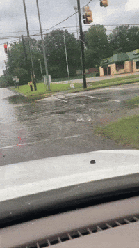 Storms Cause Street Flooding in Eastern Alabama