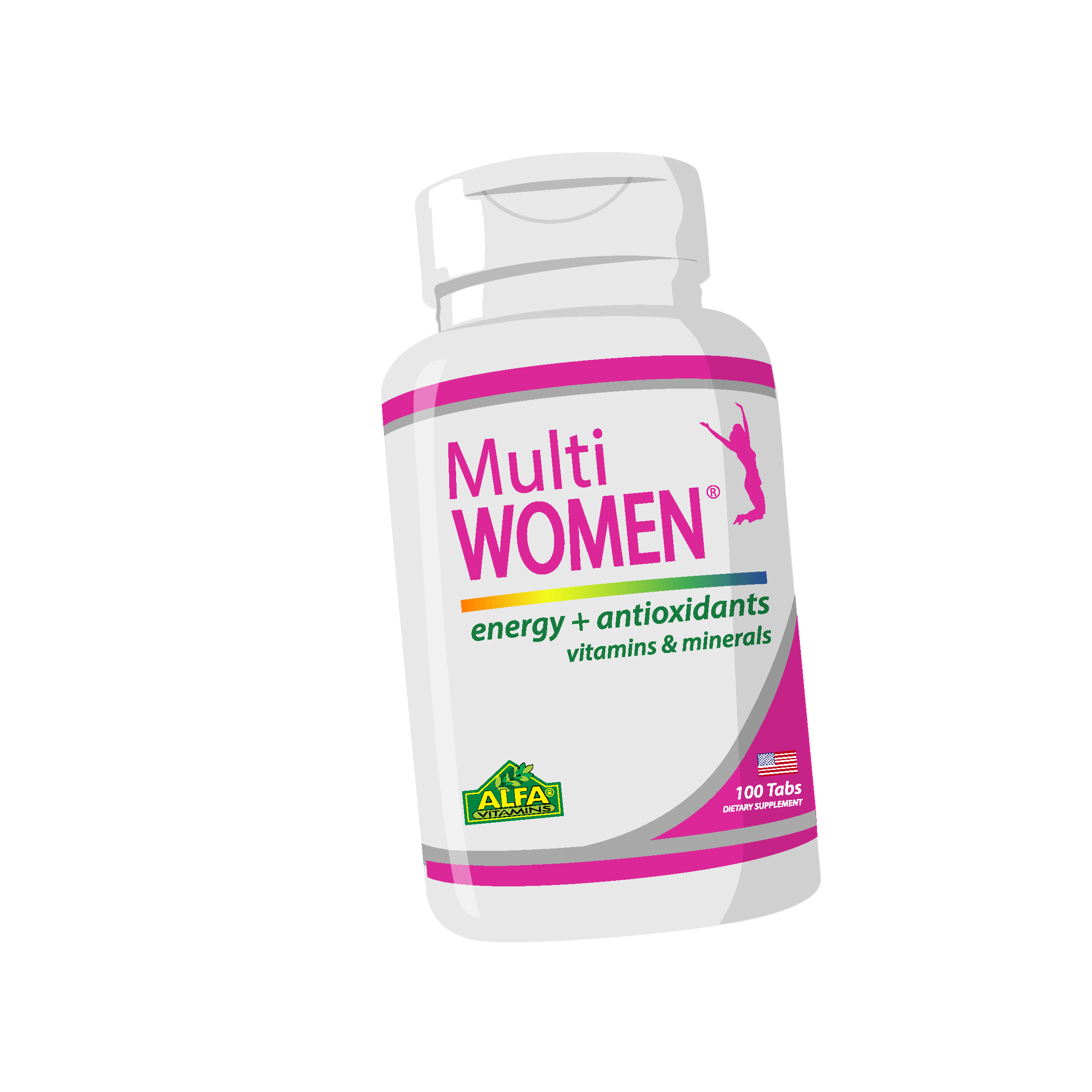 Supplement Healthyliving Sticker by Alfa Vitamins