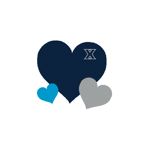 Heart Xu Sticker by Xavier University