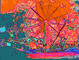 ferris wheel art GIF by MFD