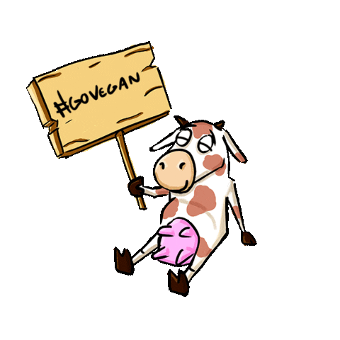 Go Vegan Sticker by popaisnack