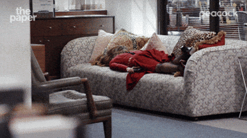 Tired The Paper GIF by Peacock