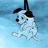 disney snow GIF
