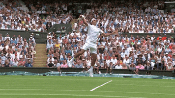 smash slow motion GIF by Wimbledon