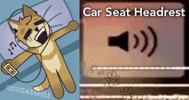 Car Seat Headrest Loud Music GIF