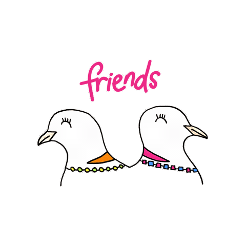 Friends Sticker by Dovemania!