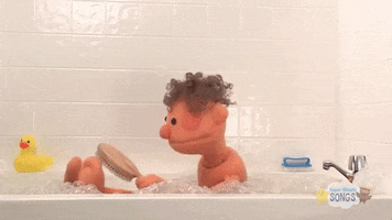 Bathing Rubber Duck GIF by Super Simple