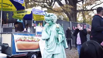 Excited Hot Dogs GIF