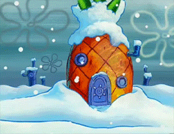 Snowing Pineapple GIF by SpongeBob SquarePants - Find & Share on GIPHY