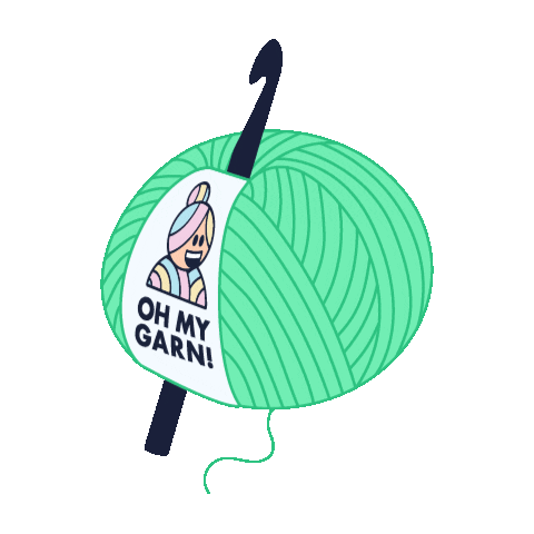Oh My Garn! Sticker