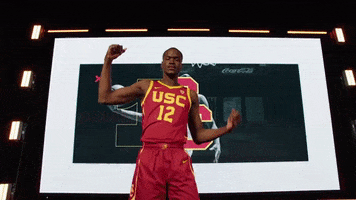 Basketball Flex GIF by USC Trojans