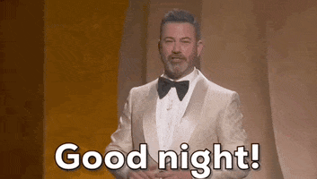 Good Night Oscars GIF by The Academy Awards