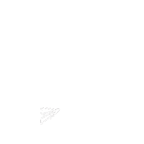 Flying Paper Airplane Sticker