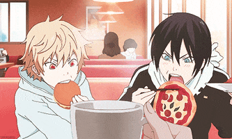 art anime food pizza manga