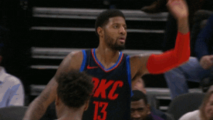 paul george expression GIF by NBA