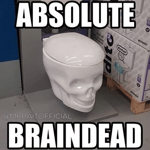Brain Dead Skull GIF