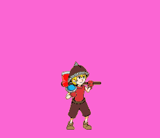 Pixel Art Baldtheviking GIF