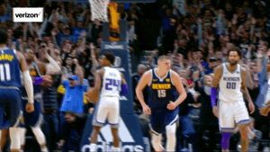 Denver Nuggets Running GIF by NBA