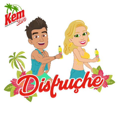 Summer Disfrutar Sticker by Kem
