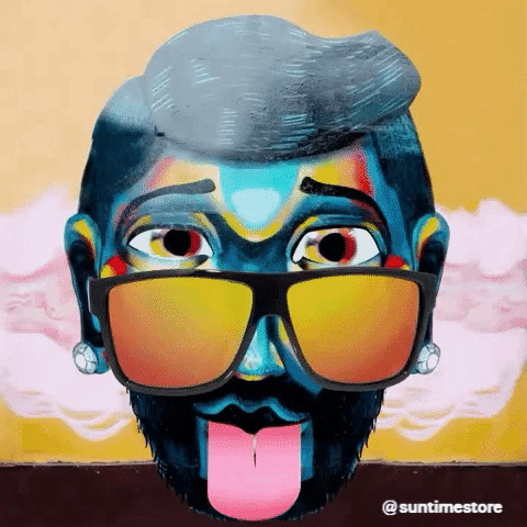 Sunglasses Graffiti GIF