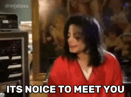 Nice To Meet You Michael Jackson GIF