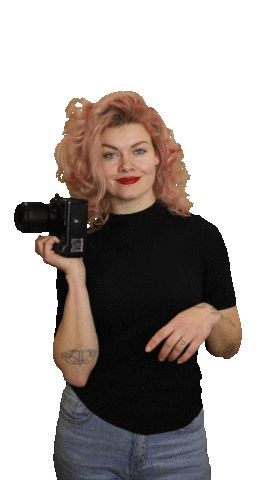 Pointing Sticker by Bymarije