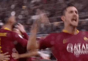 excited lets go GIF by AS Roma