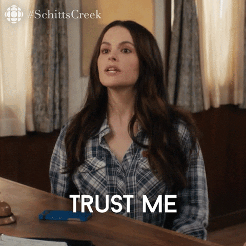 Wont Happen Again Schitts Creek GIF by CBC - Find & Share on GIPHY