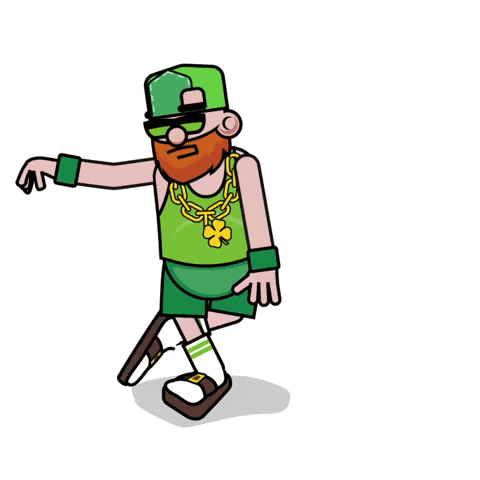 St Patricks Day Dancing GIF by Animanias