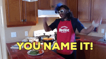 You Name It Franks Red Hot GIF by Robert E Blackmon