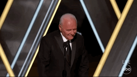 Anthony Hopkins Hello GIF by The Academy Awards - Find & Share on GIPHY